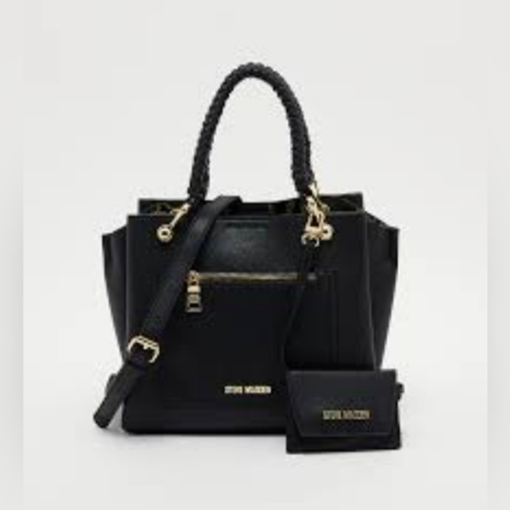 "Steve Madden" Black Sling Bag with handle